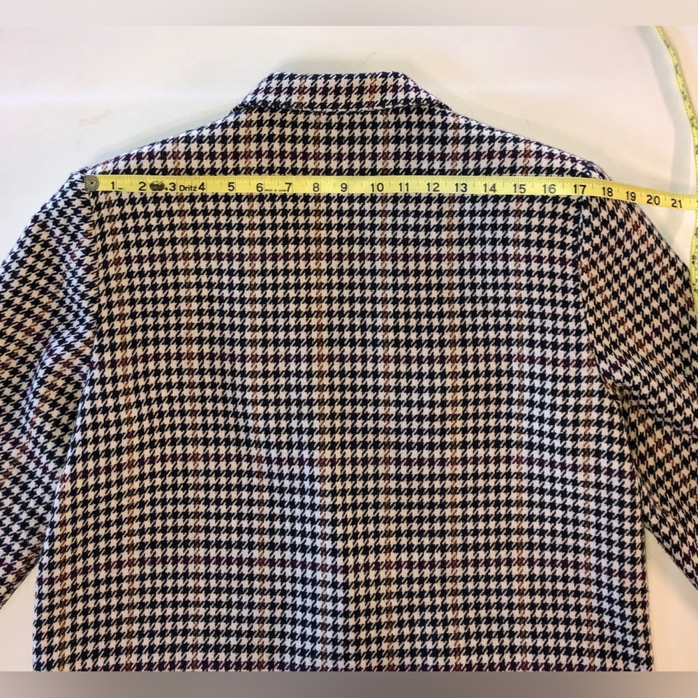 Vintage Houndstooth One-Button Boxy-Fit Sag Harbor Blazer (12) - Picture 13 of 16